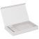 Коробка Horizon Magnet с ложементом под ежедневник, флешку и ручку, белая фото 1