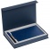 Коробка Silk с ложементом под ежедневник 13x21 см и ручку, синяя фото 2