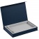 Коробка Silk с ложементом под ежедневник 13x21 см и ручку, синяя фото 4