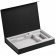 Коробка Silk с ложементом под ежедневник 10x16 см, аккумулятор и ручку, черная фото 4