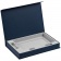 Коробка Silk с ложементом под ежедневник 13x21 см, флешку и ручку, синяя фото 4