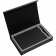 Коробка Silk с ложементом под ежедневник 15х21 см и ручку, черная фото 3