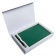 Коробка Silk с ложементом под ежедневник 15х21 см и ручку, серебристая фото 4