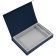 Коробка Silk с ложементом под ежедневник 15х21 и ручку, синяя фото 1