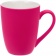 Кружка Good Morning с покрытием софт-тач, ярко-розовая (фуксия) фото 1