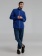 Куртка флисовая мужская Twohand, синяя фото 10
