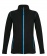 Куртка женская Nova Women 200, черная с ярко-голубым фото 1