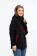 Куртка-трансформер женская Matrix, черная с красным фото 14