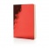 Металлизированный блокнот Deluxe A5, красный фото 1