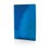 Металлизированный блокнот Deluxe A5, синий фото 1