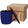 Набор Color Block: кружка и ручка, синий с черный фото 1