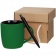 Набор Color Block: кружка и ручка, зеленый с черным фото 1