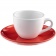 Набор для кофе Cozy Morning, белый с красным фото 5