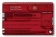 Набор инструментов SwissCard Quattro, красный фото 2