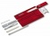 Набор инструментов SwissCard Quattro, красный фото 3