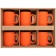 Набор из 6 кружек Promo, оранжевый фото 3