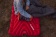 Надувной коврик Insulated Static V Luxe, красный фото 4