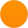 Наклейка тканевая Lunga Round, M, оранжевый неон фото 2