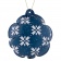 Новогодний самонадувающийся шарик «Скандик», синий фото 1