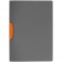 Папка Duraswing Color, серая с оранжевым клипом фото 1