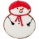 Печенье Sweetish Snowman, красное фото 1