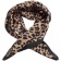 Платок Leopardo Silk, коричневый фото 4