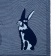 Плед Stereo Bunny, синий фото 4