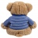 Плюшевый мишка Teddy в вязаном свитере на заказ, большой фото 5