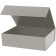 Подарочная коробка-трансформер большая, серая фото 20
