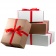 Подарочная лента для малой универсальной подарочной коробки, красная фото 4