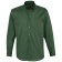 Рубашка мужская с длинным рукавом Bel Air, темно-зеленая фото 5