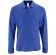 Рубашка поло мужская с длинным рукавом Perfect LSL Men, ярко-синяя фото 9