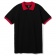 Рубашка поло Prince 190, черная с красным фото 1