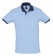 Рубашка поло Prince 190, голубая с темно-синим фото 4