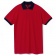 Рубашка поло Prince 190, красная с темно-синим фото 1