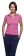 Рубашка поло женская без пуговиц Pretty 220, ярко-розовая фото 3