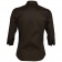 Рубашка женская с рукавом 3/4 Effect 140, темно-коричневая фото 5