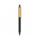 Ручка из переработанного ABS-пластика GRS с бамбуковым клипом фото 2