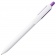 Ручка шариковая Bolide, белая с фиолетовым фото 3
