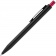 Ручка шариковая Chromatic, черная с красным фото 3