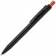 Ручка шариковая Chromatic, черная с оранжевым фото 3