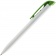 Ручка шариковая Favorite, белая с зеленым фото 7
