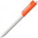 Ручка шариковая Hint Special, белая с оранжевым фото 3