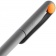 Ручка шариковая Prodir DS1 TMM Dot, серая с оранжевым фото 2