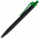 Ручка шариковая Prodir QS01 PRT-P Soft Touch, черная с зеленым фото 7