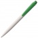 Ручка шариковая Senator Dart Polished, бело-зеленая фото 4