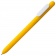 Ручка шариковая Swiper, желтая с белым фото 1