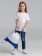 Рюкзак детский Classna, белый с синим фото 5