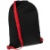 Рюкзак Nock, черный с красной стропой фото 3