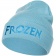 Шапка детская с вышивкой Frozen, голубая фото 2